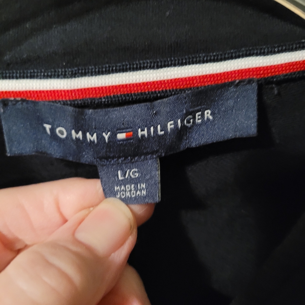 Tommy Hilfiger navy blue Military  Band Jacket - L.          N69 - Picture 4 of 8